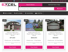 Tablet Screenshot of excelrealestateexperts.com